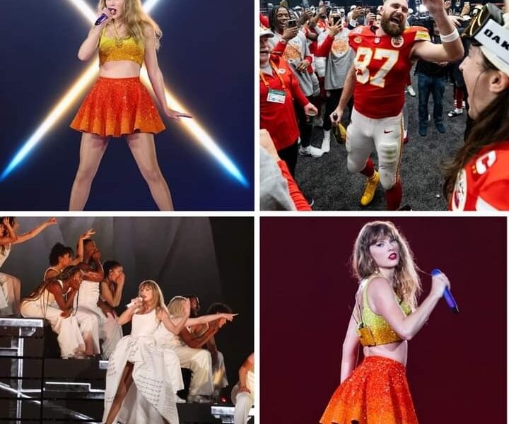 Taylor Swift Pays Tribute To Boyfriend Travis Kelce By Wearing Chiefs ...