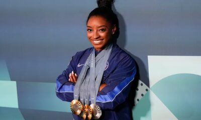 Simone Biles Surpasses Her Own Expectations with Four Medals at the Paris Olympics