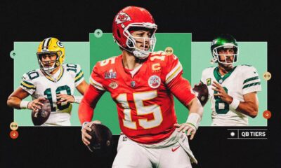 NFL Quarterback Tiers 2024: Only 2 join Mahomes in Tier 1; Rodgers, Herbert drop out